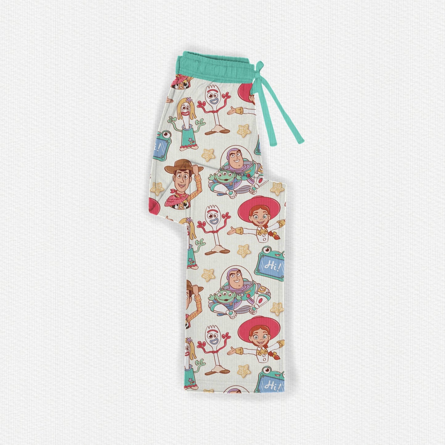 Toy Story 5 Ribbed Bamboo Adult Straight Leg Pants