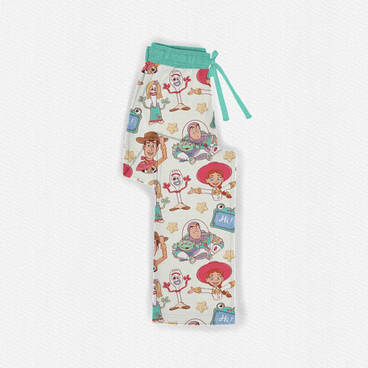 Toy Story 5 Ribbed Bamboo Adult Straight Leg Pants