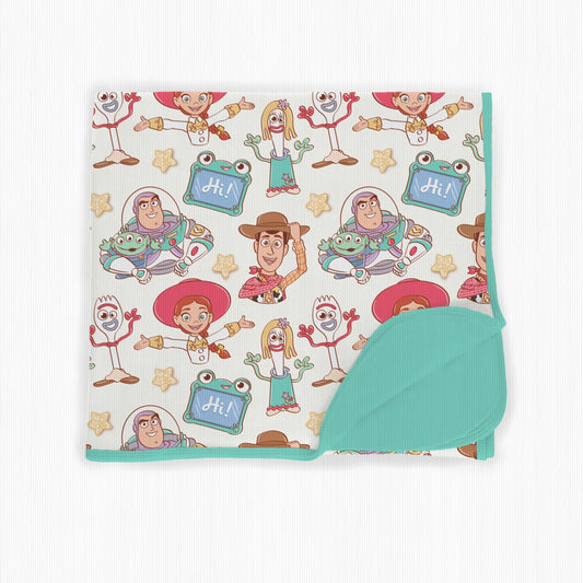 Toy Story 5 Ribbed Double Layered Bamboo Blanket