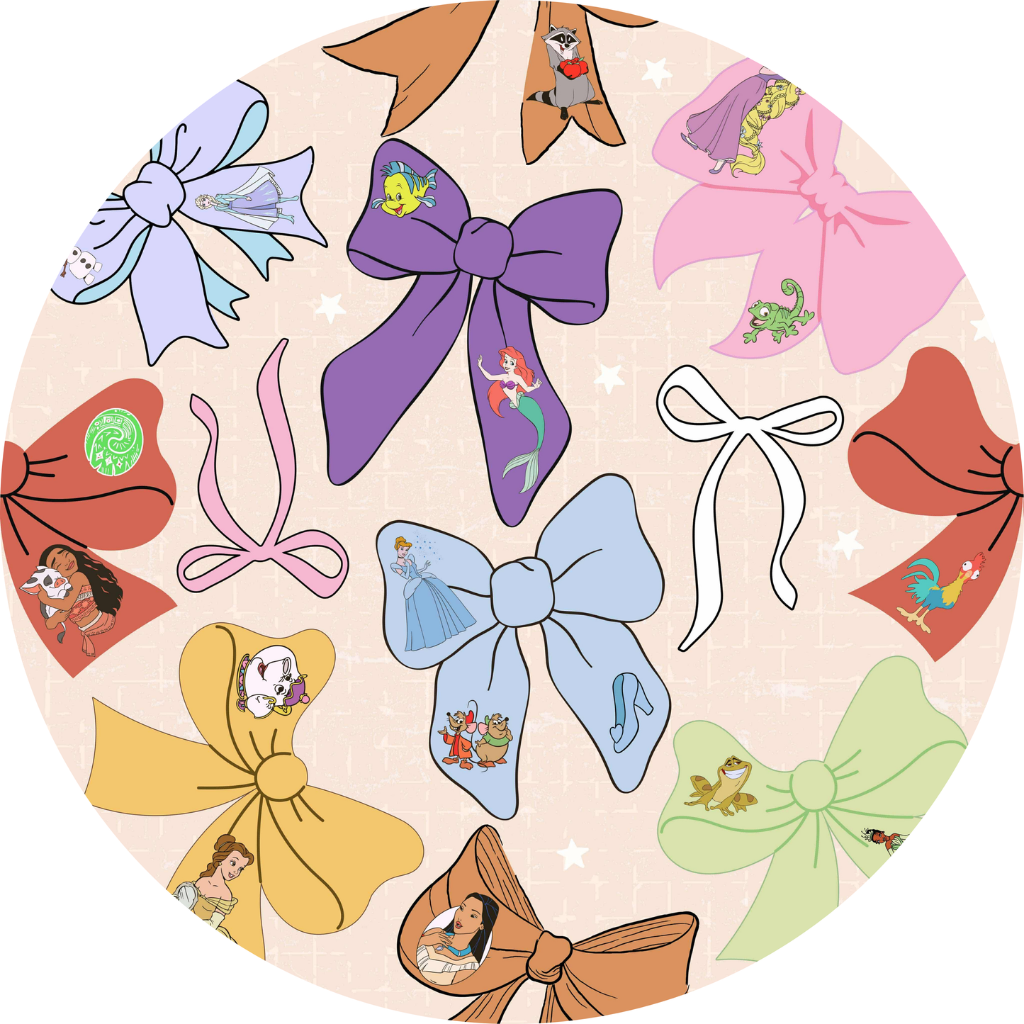 Princess Bows Bamboo Loveys