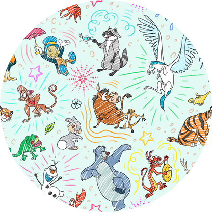 Sketchy Sidekicks Minky Plush Blanket From Judith Arthur