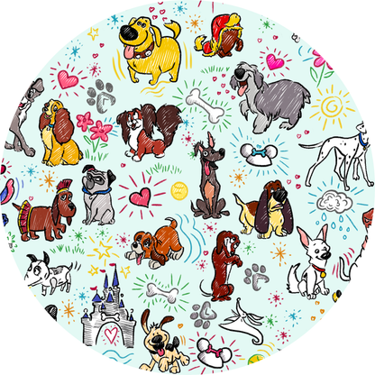 Sketchy Pups Minky Plush Blanket From Judith Arthur