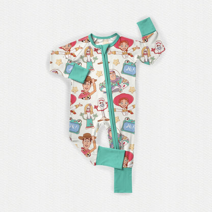 Toy Story 5 Ribbed Bamboo Zippy Pajamas