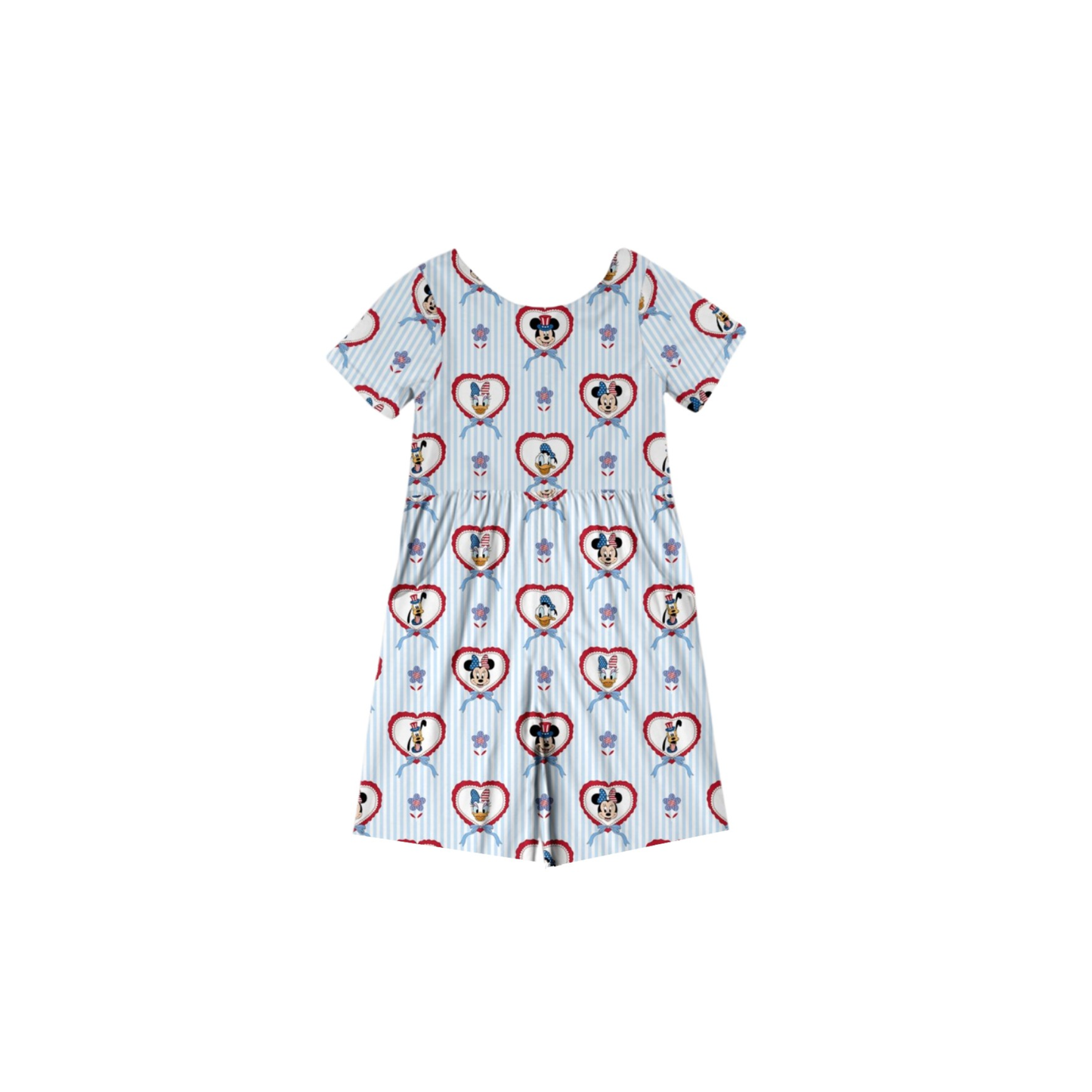 A Disney 4th Bamboo Adult Wide Leg Short Romper