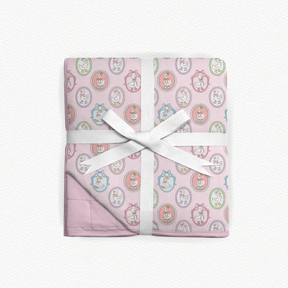 Puddles & Pearls Quilted Bamboo Blanket