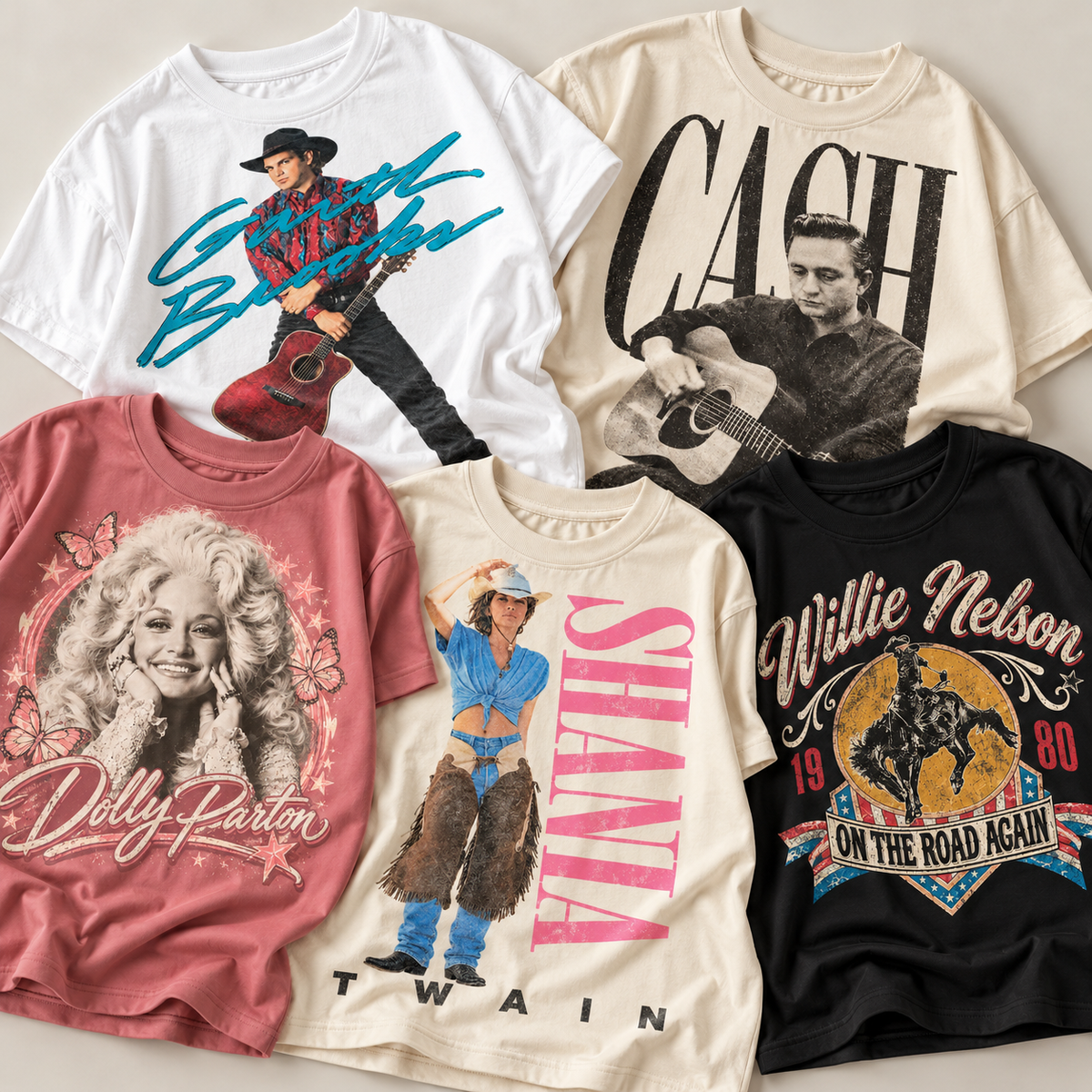 Country Classics - Oversized Bamboo Tee Collection
