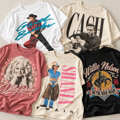 Country Classics - Oversized Bamboo Tee Collection