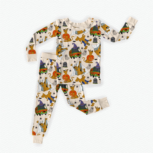 Scooby-Ween Bamboo Long Sleeve Two Piece Pajama Set