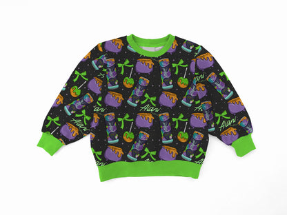 Witch Fuel Bamboo Adult Crewneck Pullover