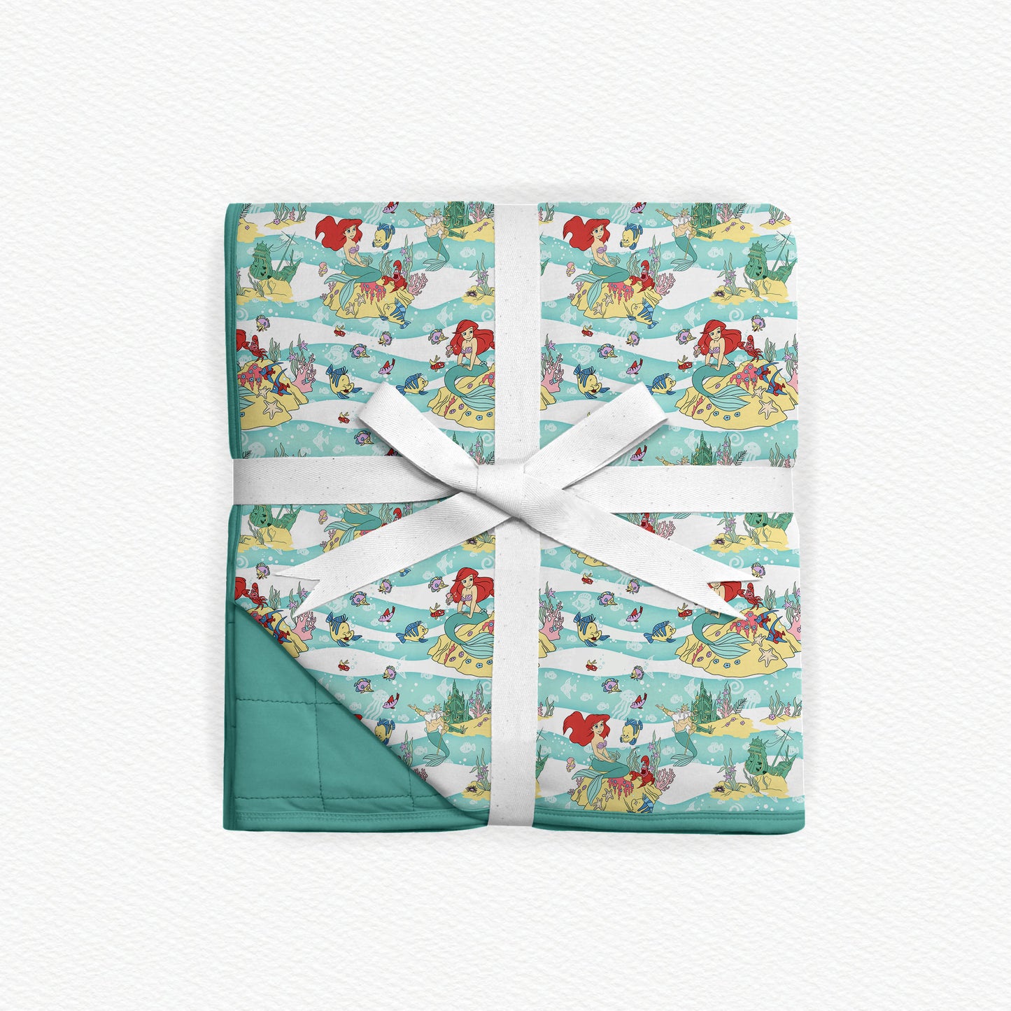 The Little Mermaid Quilted Bamboo Blanket