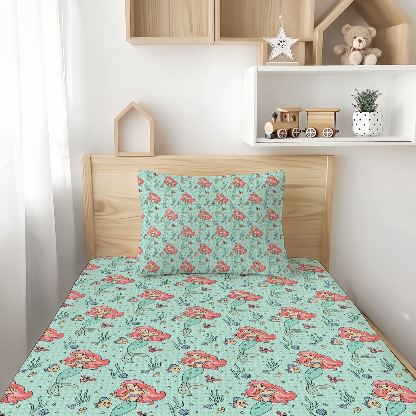Under The Sea Bamboo Twin Sheet (PILLOWCASE SOLD SEPARETLY)