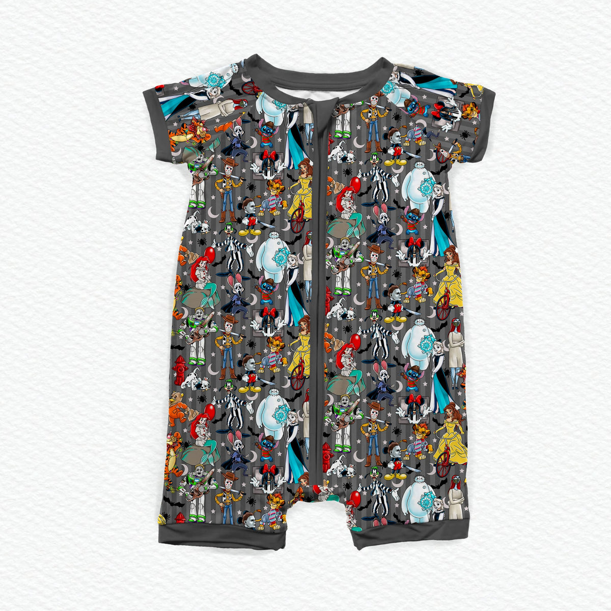 Storytime Scares Black Bamboo Shorties