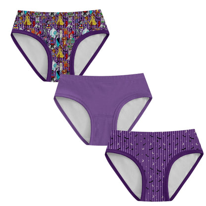 Storytime Scares 3 Pack Bamboo Girls Underwear
