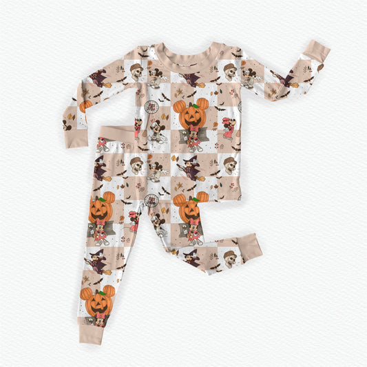 Halloweentown Mouse Bamboo Long Sleeve Two Piece Pajama Set
