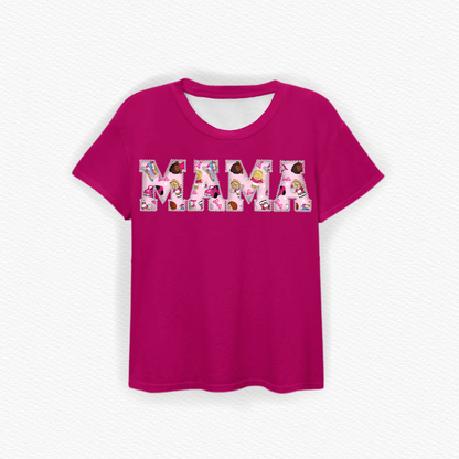 Malibu Tiny People MAMA Embroidered Bamboo Tee