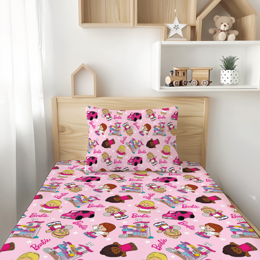 Malibu Tiny People Bamboo Twin Sheet & Pillowcase Set