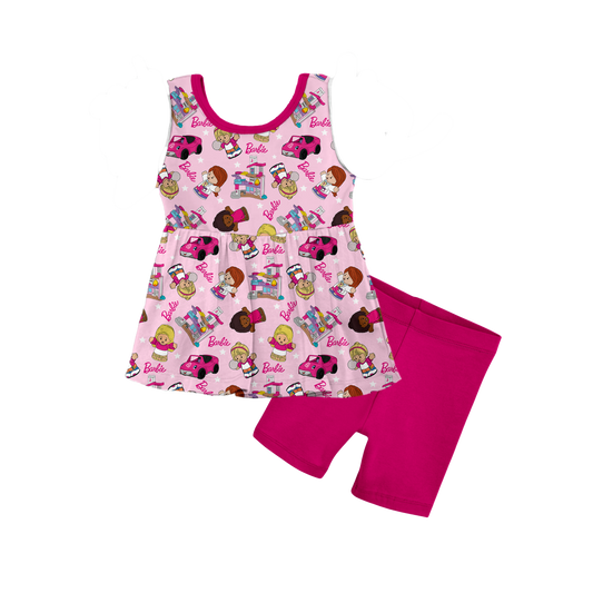 Malibu Tiny People Bamboo Tank & Shorts Set
