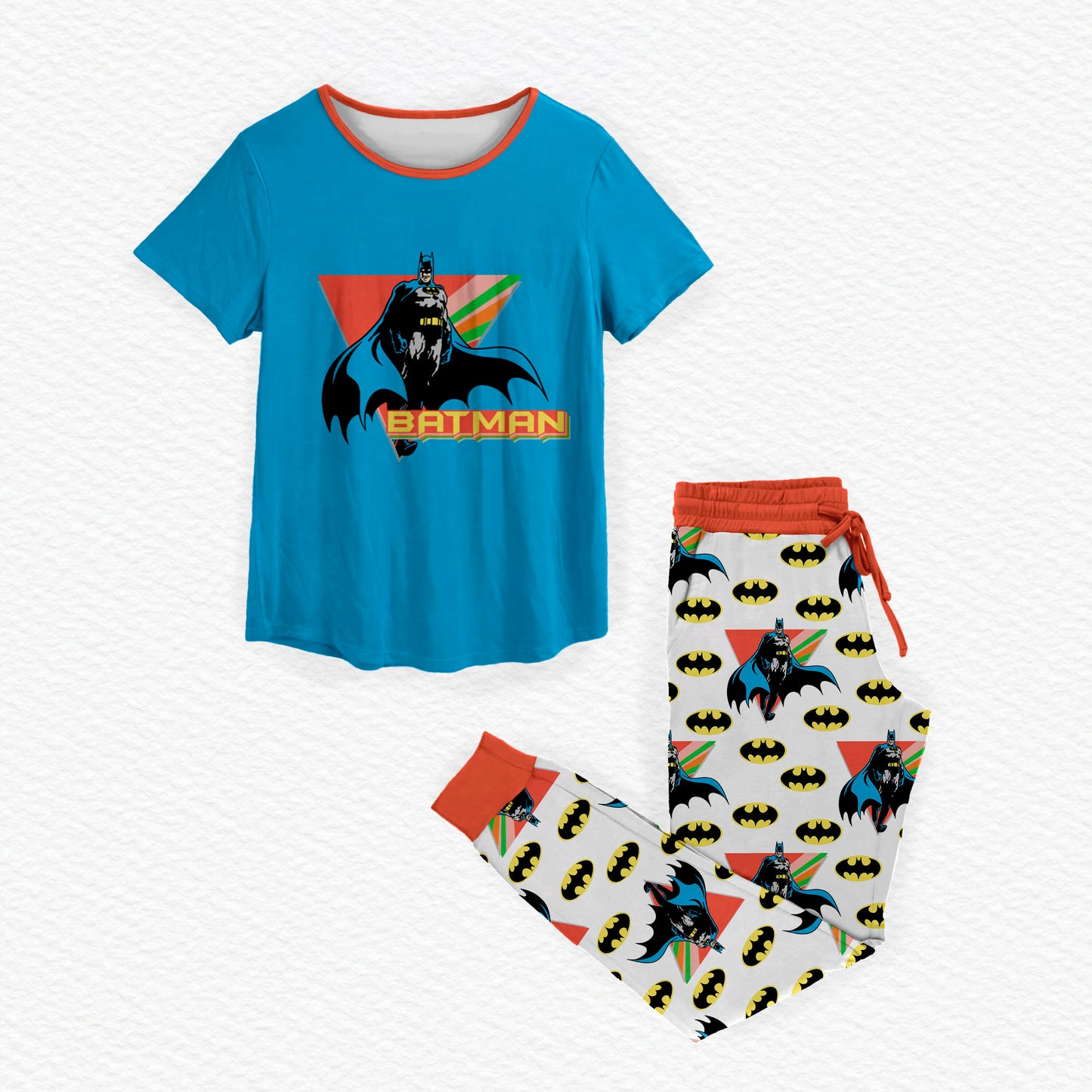 Batman Bamboo Adult Jogger Style Sleep Set