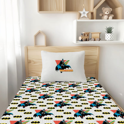 Batman Bamboo Twin Sheet & Pillowcase Set