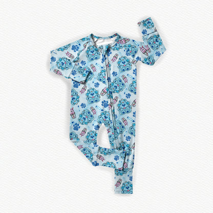 You See A Clue? Bamboo Zippy Pajamas