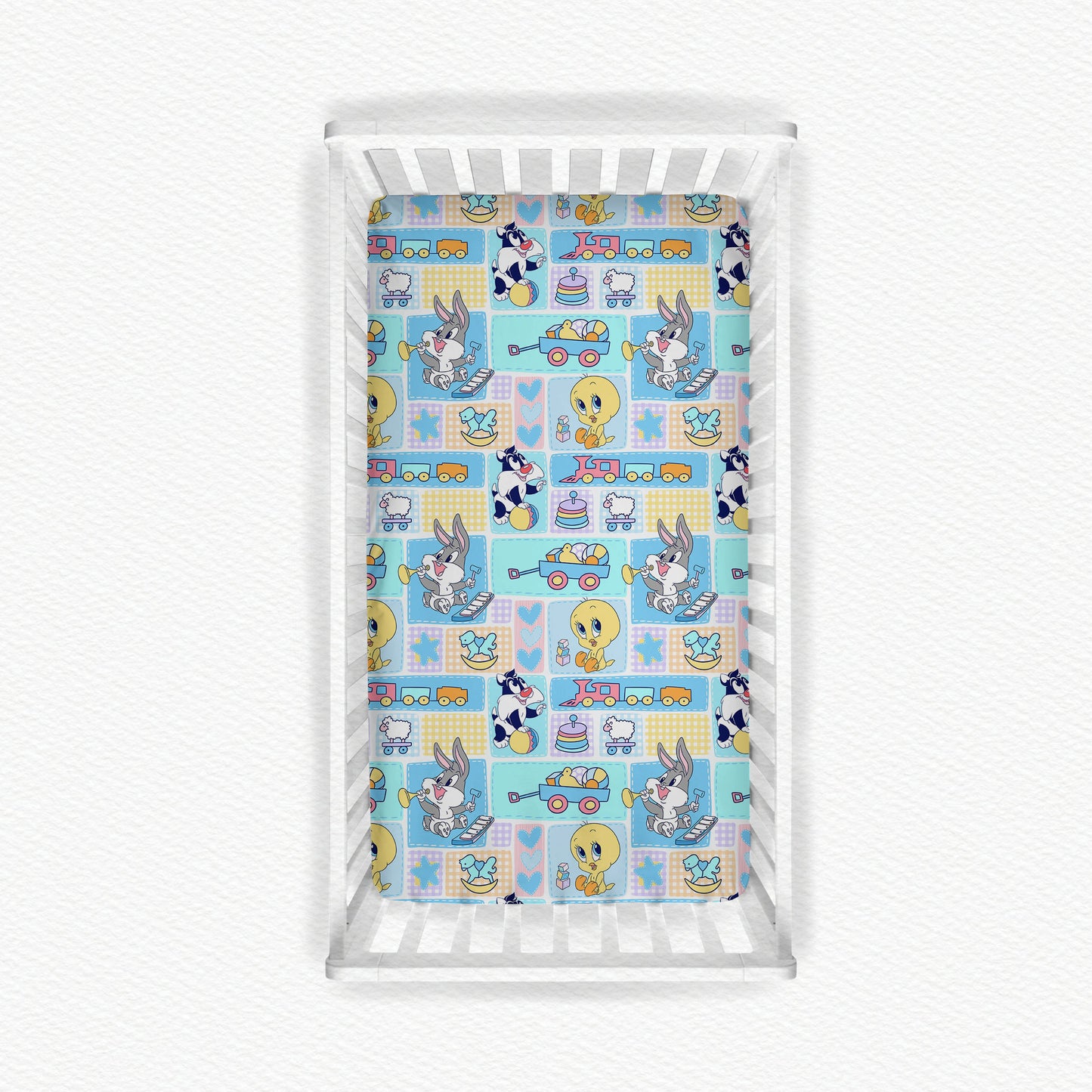 Looney Tunes Bamboo Crib Sheet