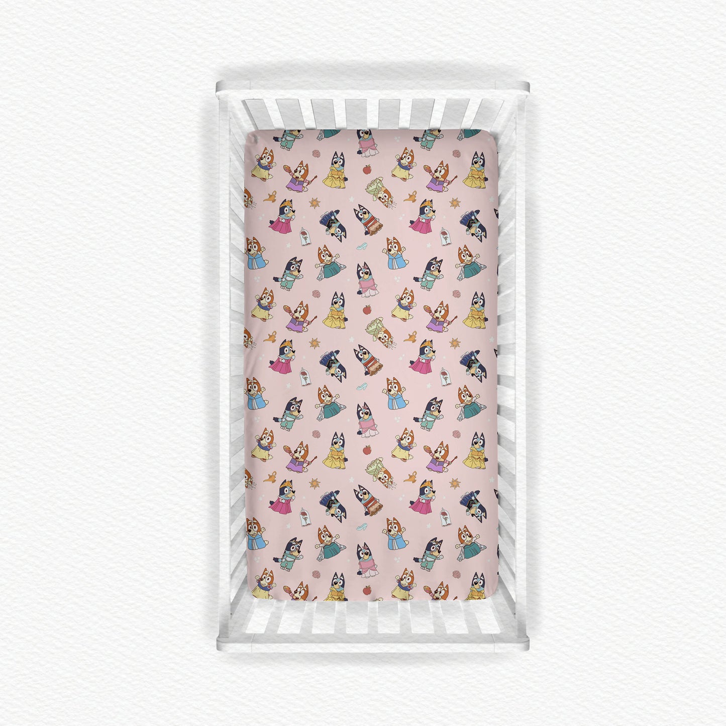 Happily Ever Heeler Bamboo Crib Sheet
