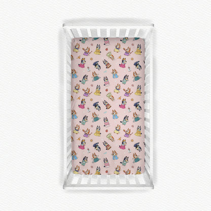 Happily Ever Heeler Bamboo Crib Sheet