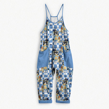 Dad Is My Hero Bamboo Youth Cozy Tank Romper