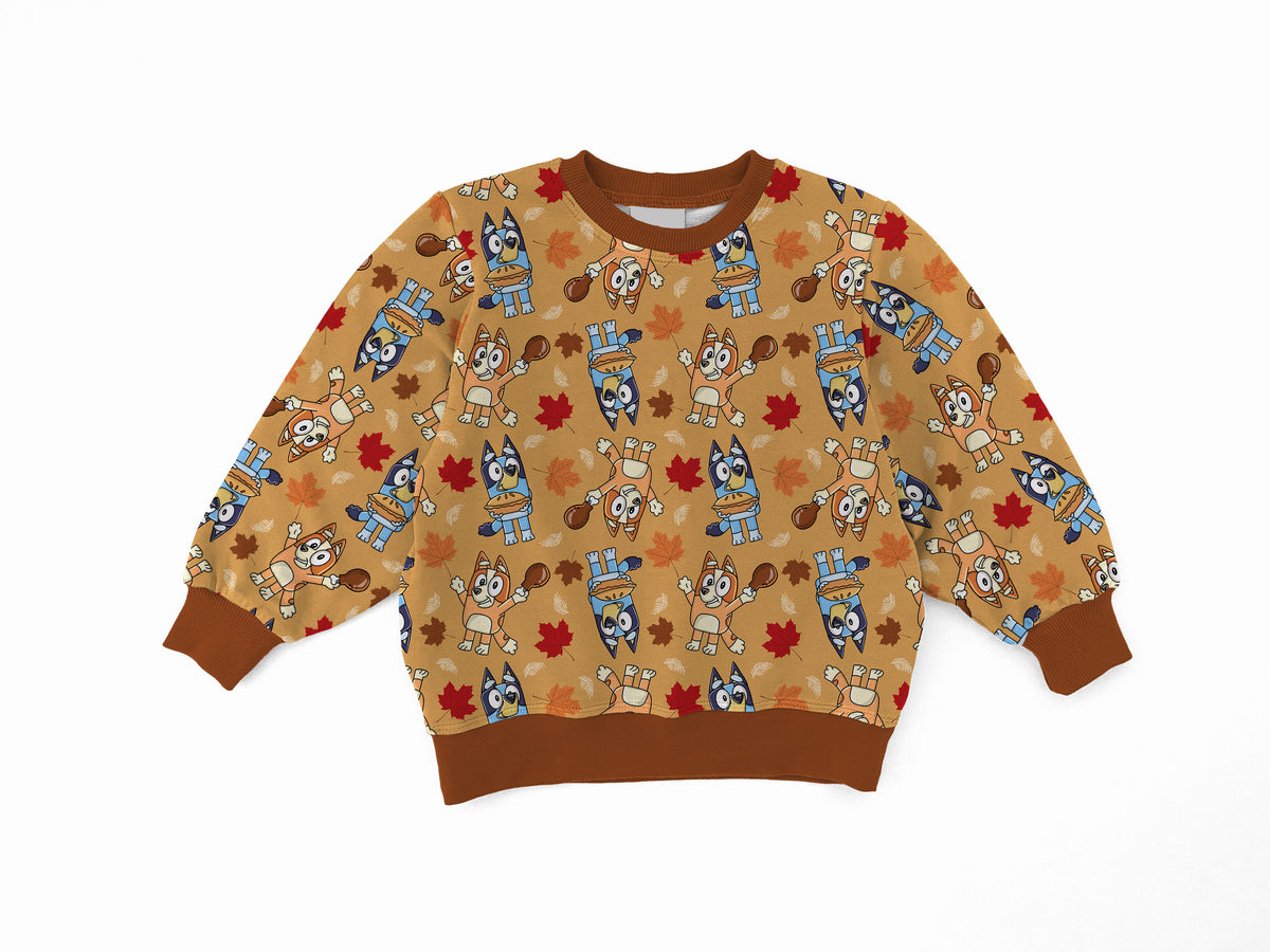 Bandit's Pumpkin Pie Youth French Terry Bamboo Crewneck