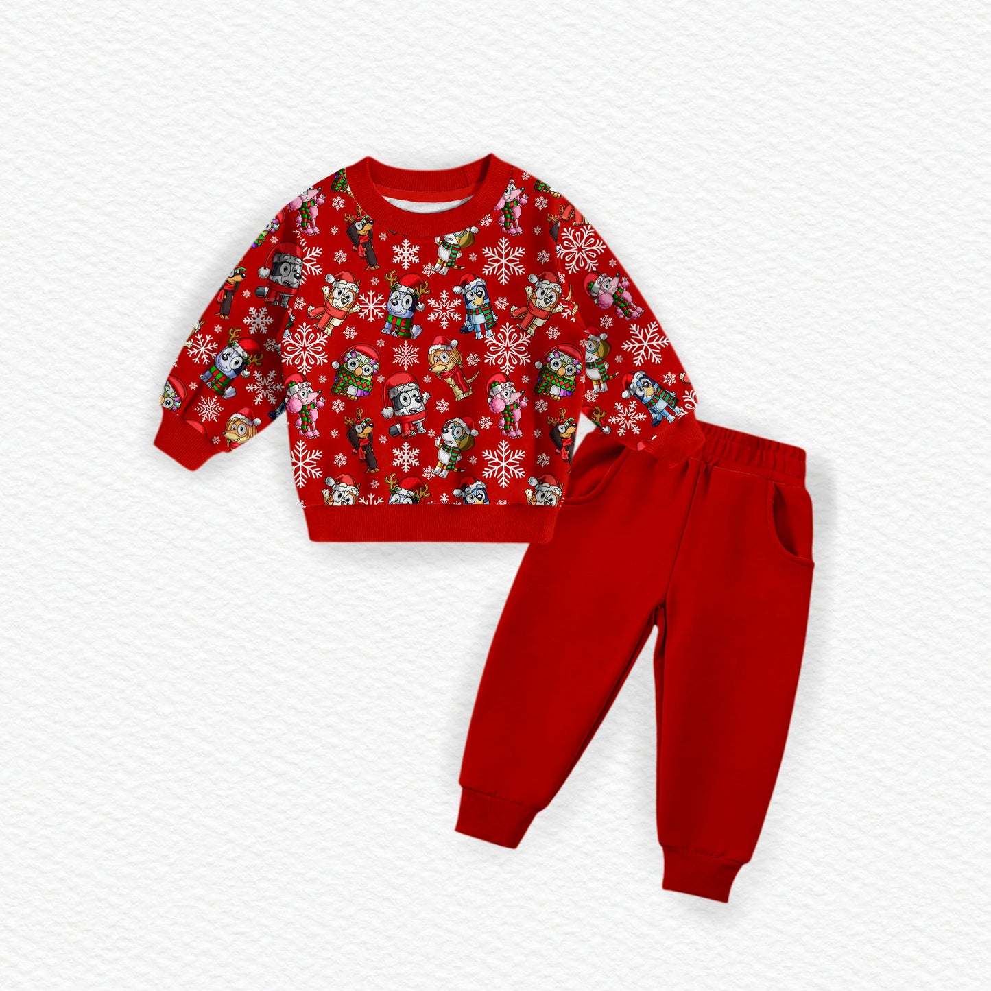 Happy Heeler-days! Bamboo Crewneck & Jogger Set