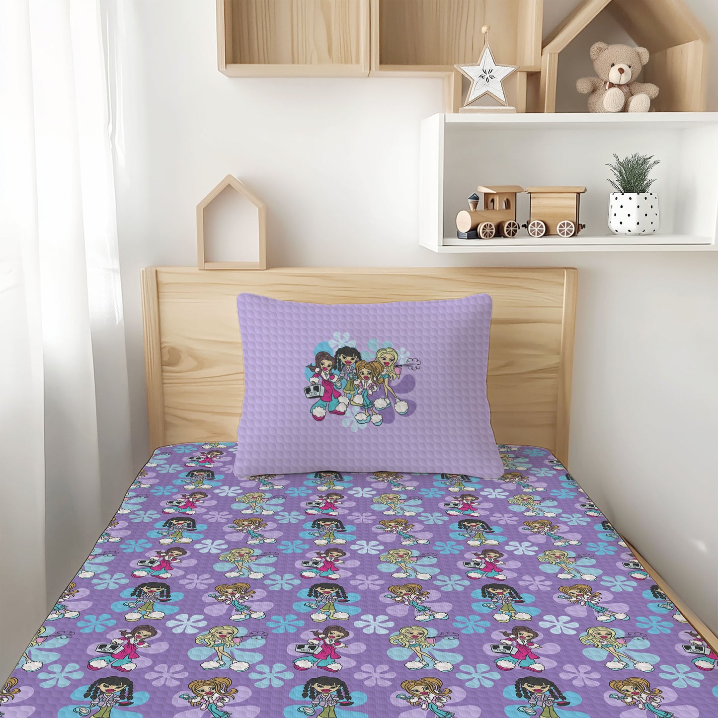 Bratz Bamboo Twin Sheet & Pillowcase Set