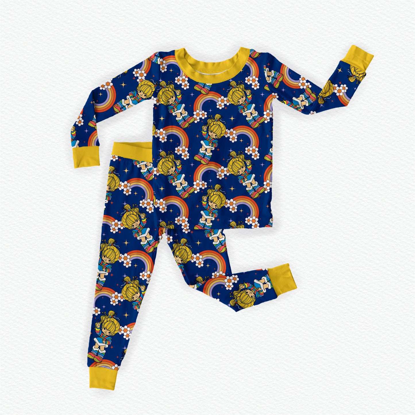Nostalgic Dreams Bamboo Long Sleeve & Pants Two Piece Pajama Set