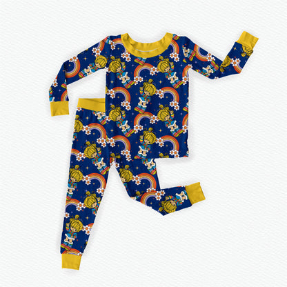 Nostalgic Dreams Bamboo Long Sleeve & Pants Two Piece Pajama Set