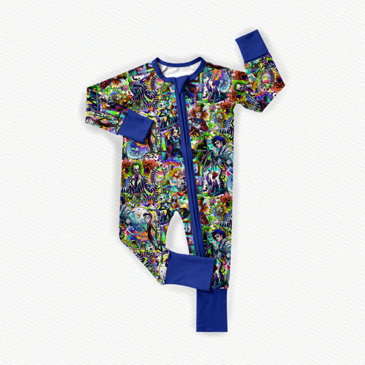 Burton's Tales Bamboo Zippy Pajamas