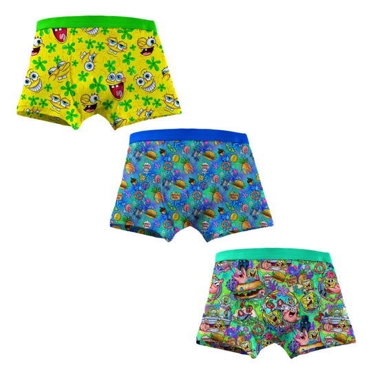 Jellyfish Fields 3 Pack Bamboo Boxers