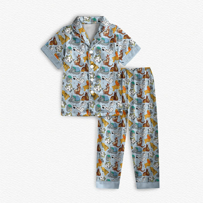 Mom Is My Hero Bamboo Short Sleeve & Pants Lounge Set