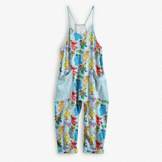 OG Sesame Street Bamboo Cozy Tank Romper