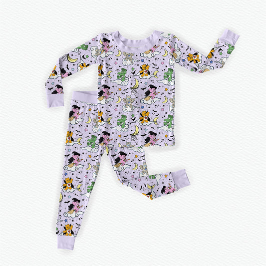 SCARING Is What Counts Bamboo Long Sleeve Two Piece Pajama Set