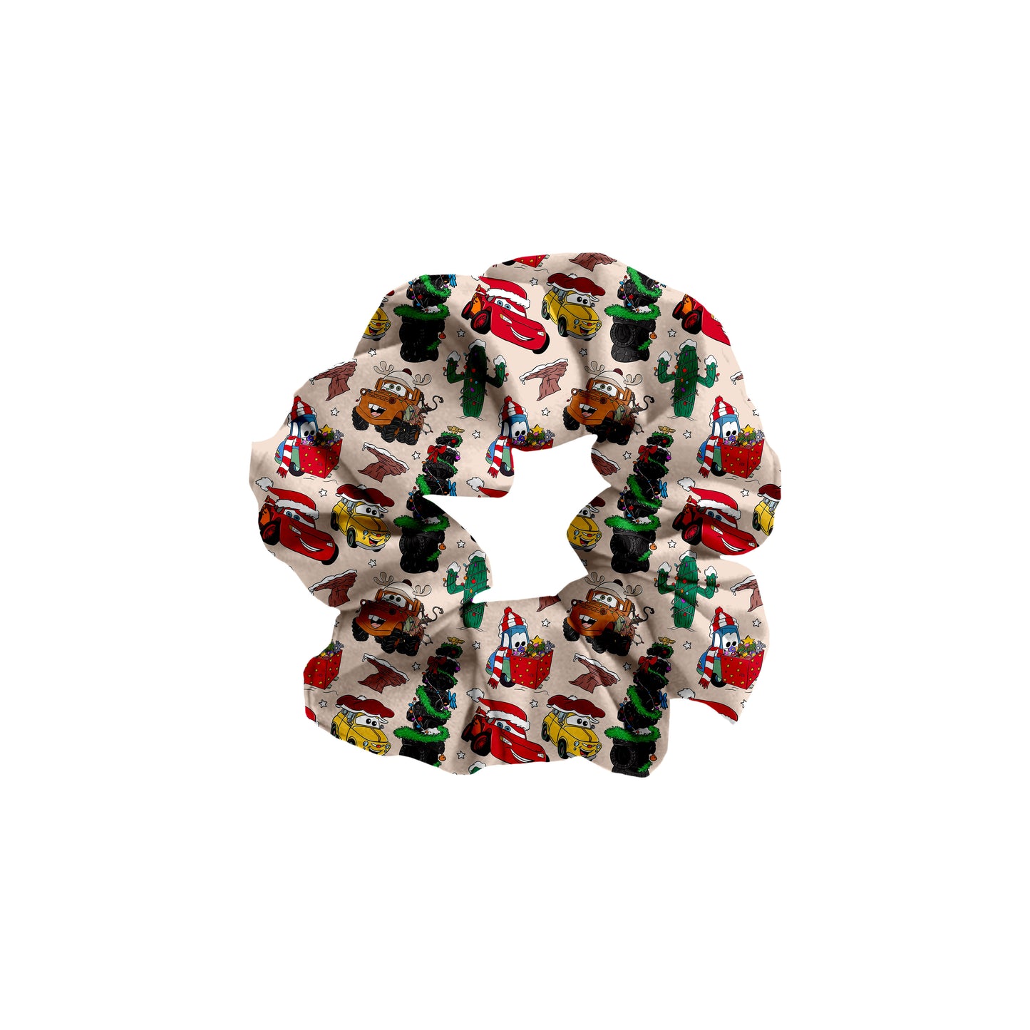 Kachow Christmas Bamboo Scrunchie