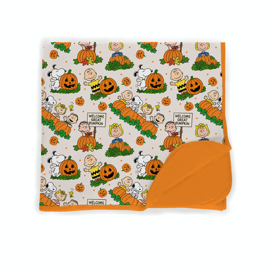 Great Pumpkin Bamboo Blanket