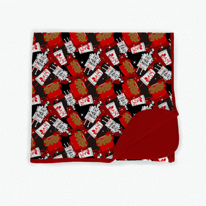 Eat Mor Chikin Double Layer 50x50 Bamboo Blanket