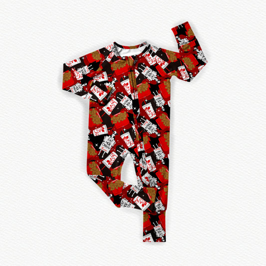 Eat Mor Chikin Bamboo Zippy Pajamas