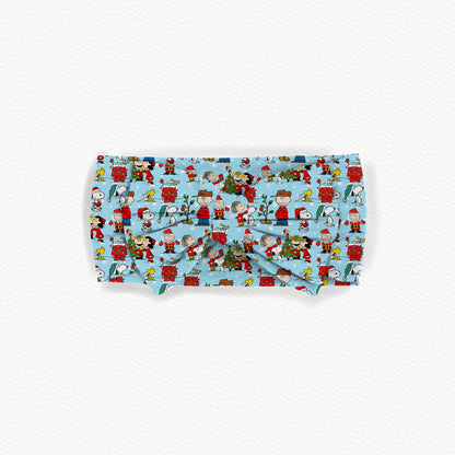 Snoopy Claus Bamboo Bow Headband