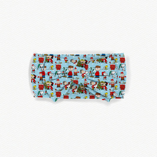Snoopy Claus Bamboo Bow Headband