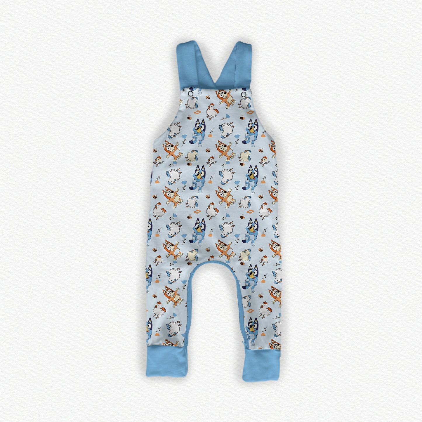 Heeler Chickens 2.0 Bamboo Overalls