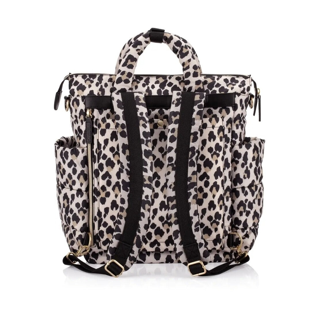 itzy ritzy leopard mini backpack Itzy Ritzy Dream Convertible™ Leopard Diaper Bag – Little Britches Children's Boutique