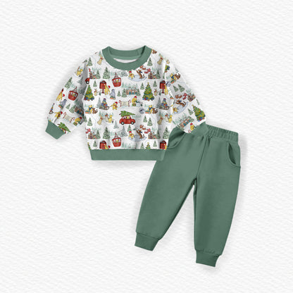 100 Acre Holiday's Bamboo Crewneck & Jogger Set