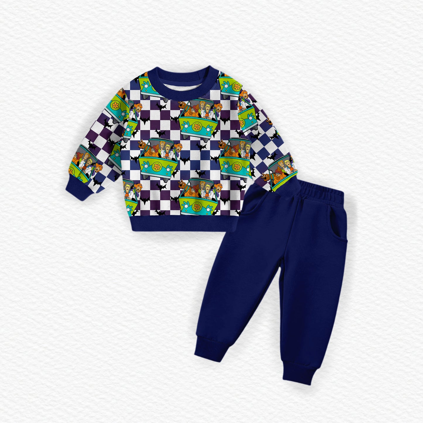 Meddling Kids French Terry Bamboo Crewneck & Joggers Set
