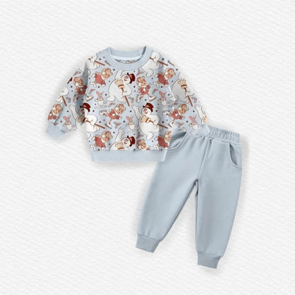 He's A Jolly, Happy Soul Bamboo Crewneck & Jogger Set
