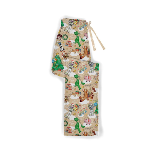 Toys Christmas Bamboo Adult Straight Leg Style Pants